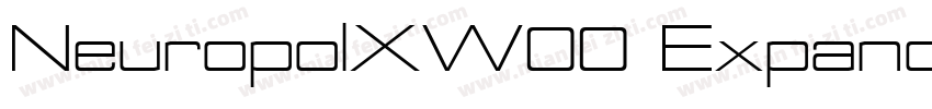NeuropolXW00 ExpandedLight字体转换